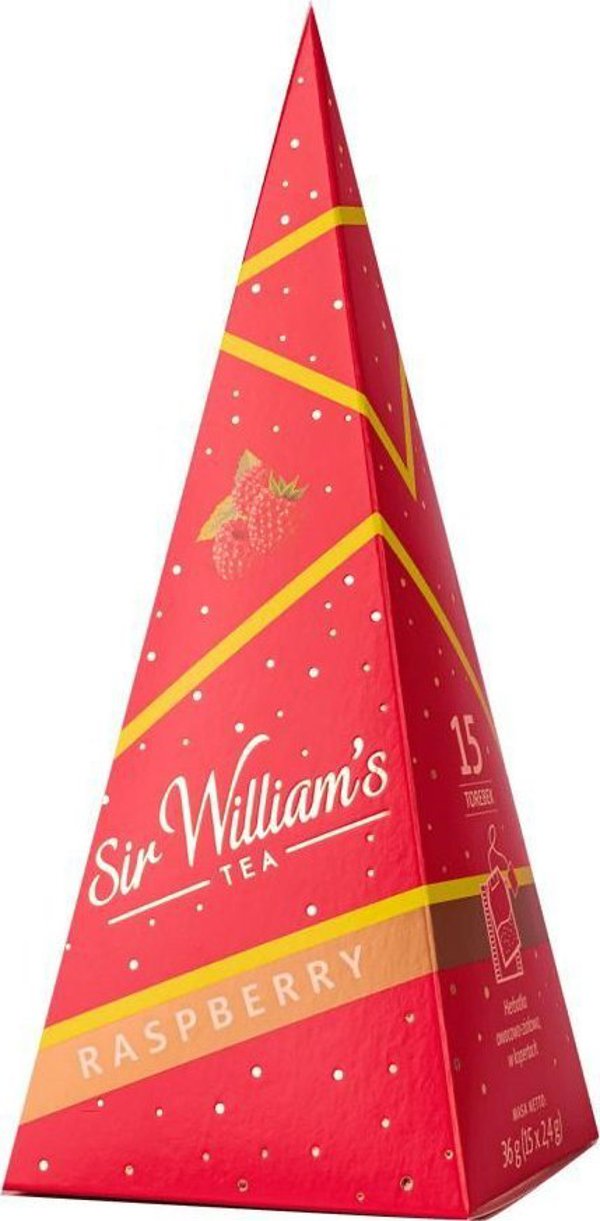 Sir Williams SIR WILLIAMS Herbata RASPBERRY piramida 15szt.