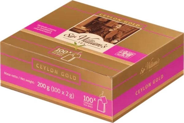 Sir Williams Herbata Sir William's Tea Ceylon Gold 100 szt