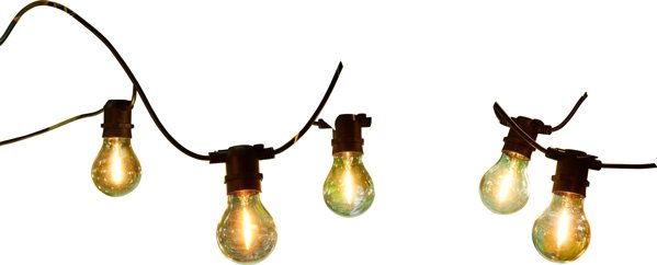 Sirius Home 69510, 10 λάμπες, LED, Εξωτερική, Μαύρο, Διαφανές, 4.5 μ, 1 τεμ