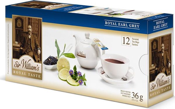 Sir Williams HERBATA SIR WILLIAMS ROYAL TASTE EARL GREY 12 SZT 60827011