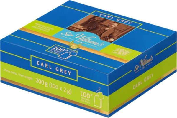 Sir Williams Herbata Sir William's Tea Earl Grey 100 szt