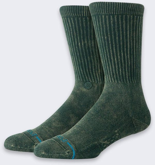 Skarpety Stance Icon Dyed Crew 1 para Pine