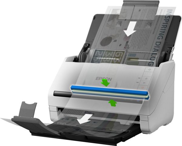 Epson WorkForce DS-530II Σαρωτής Εγγράφων, 35ppm, ADF 50 Φύλλων, Διασύνδεση USB 3.0, B11B261401