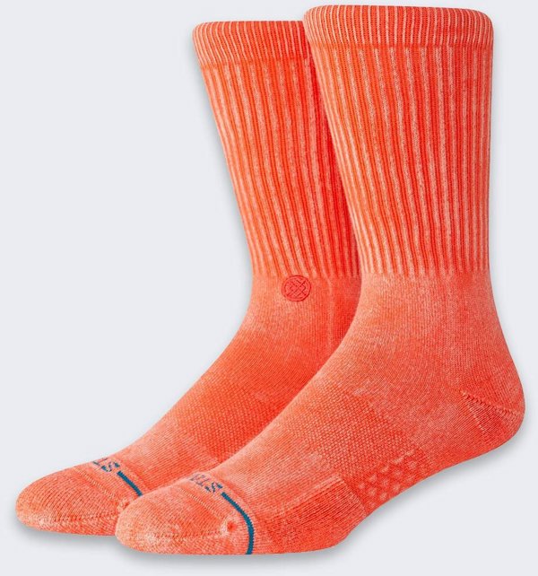 Skarpety Stance Icon Dyed Crew 1 para Coral