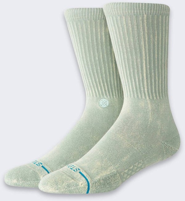Skarpety Stance Icon Dyed Crew 1 para SeaGreen
