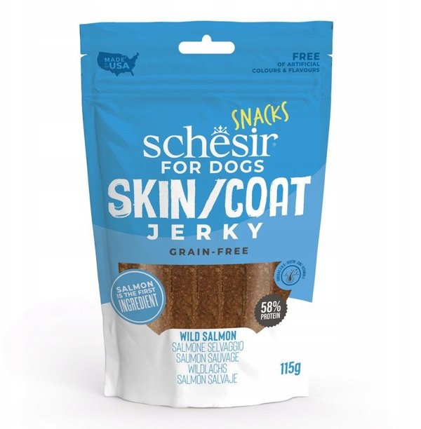 Skin/Coat, przysmak, dla ps�w, �oso� suszony, 115 g, saszetka