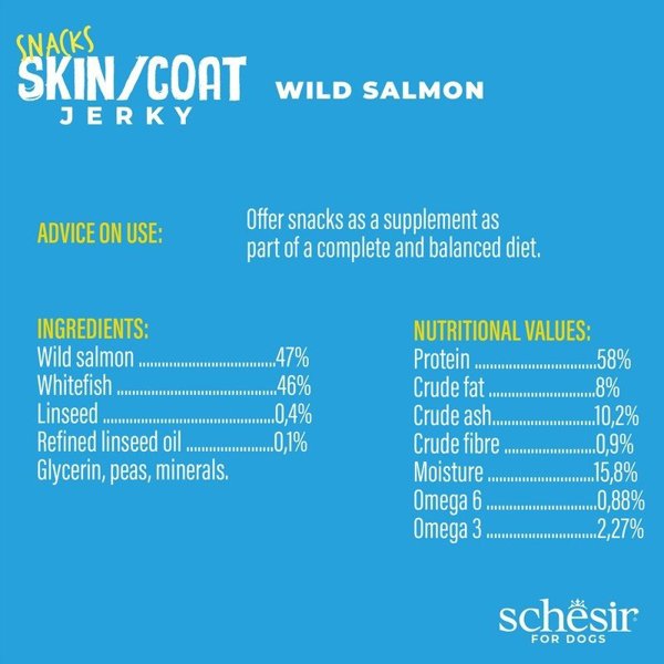 Skin/Coat, przysmak, dla ps�w, �oso� suszony, 115 g, saszetka