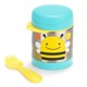 Θερμός για παιδιά Zoo Μέλισσα 0.325 l Ασημί-μπλε