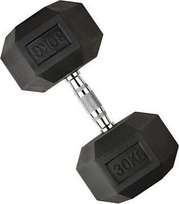 SKO Toorx Εξάγωνος λαστιχένιος αλτήρας 30kg