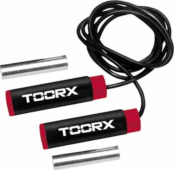 SKO Σχοινάκι TOORX AHF-058 PVC με ρουλεμάν 280 cm Μαύρο/κόκκινο