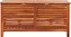 Beliani Κουτί Κήπου RIVIERA από Ξύλο Ακακίας, 130x64 cm, Σκούρο Ξύλο