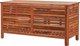 Beliani Κουτί Κήπου RIVIERA από Ξύλο Ακακίας, 130x64 cm, Σκούρο Ξύλο