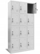 Ντουλάπα αποθήκευσης προσωπικού BHP MARCIN 900 x 1850 x 400 mm, γκρι