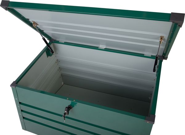 Beliani Cebrosa κουτί κήπου 300 l Πράσινο 8083551 4260602378877