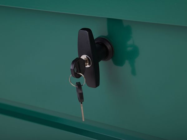 Beliani Cebrosa κουτί κήπου 300 l Πράσινο 8083551 4260602378877