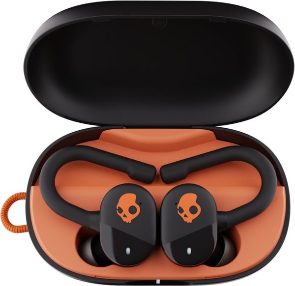 Ασύρματα ακουστικά Skullcandy Push Play Active, μαύρο/πορτοκαλί