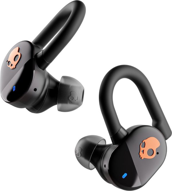 Ασύρματα ακουστικά Skullcandy Push Play Active, μαύρο/πορτοκαλί