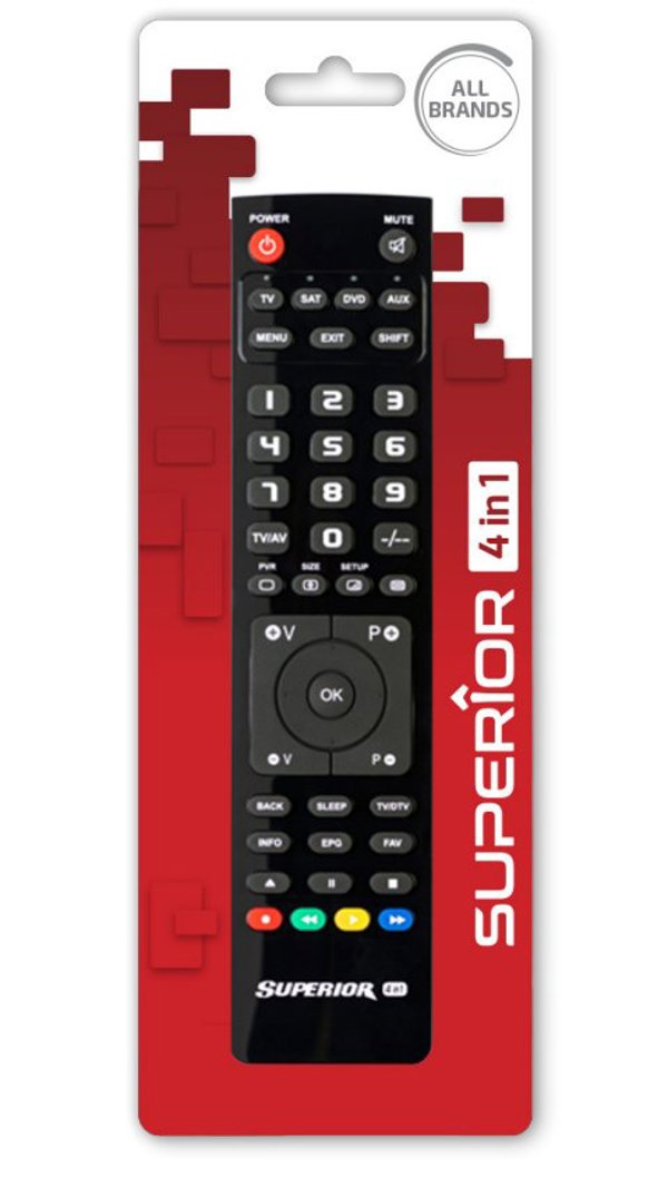 SLIM4IN1 UNIVERSAL ΤΗΛΕΧΕΙΡΙΣΤΗΡΙΟ ΓΙΑ 4 ΣΥΣΚΕΥΕΣ