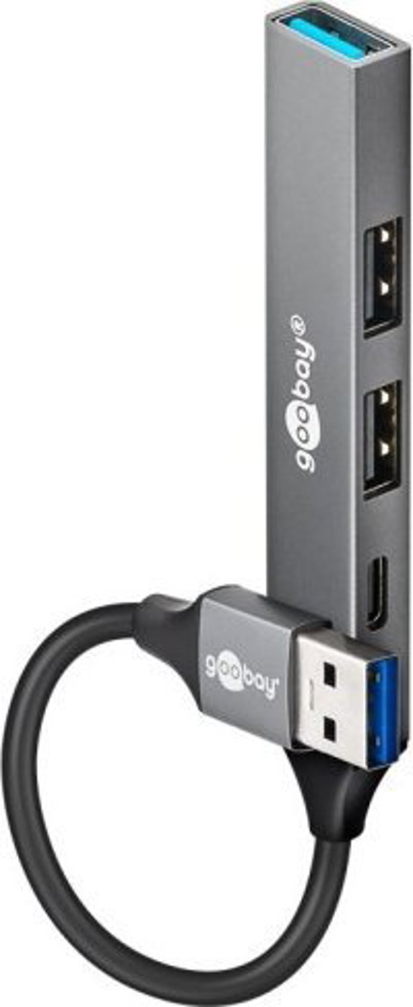 Λεπτός διανομέας USB 4 θυρών, USB-A σε USB-C™/USB-A, USB 3.2