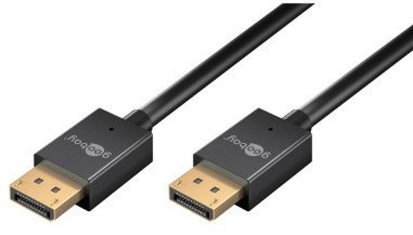 Slim καλώδιο DisplayPort™ 2.0/2.1, 40 Gbit/s - Μήκος 1 μ.