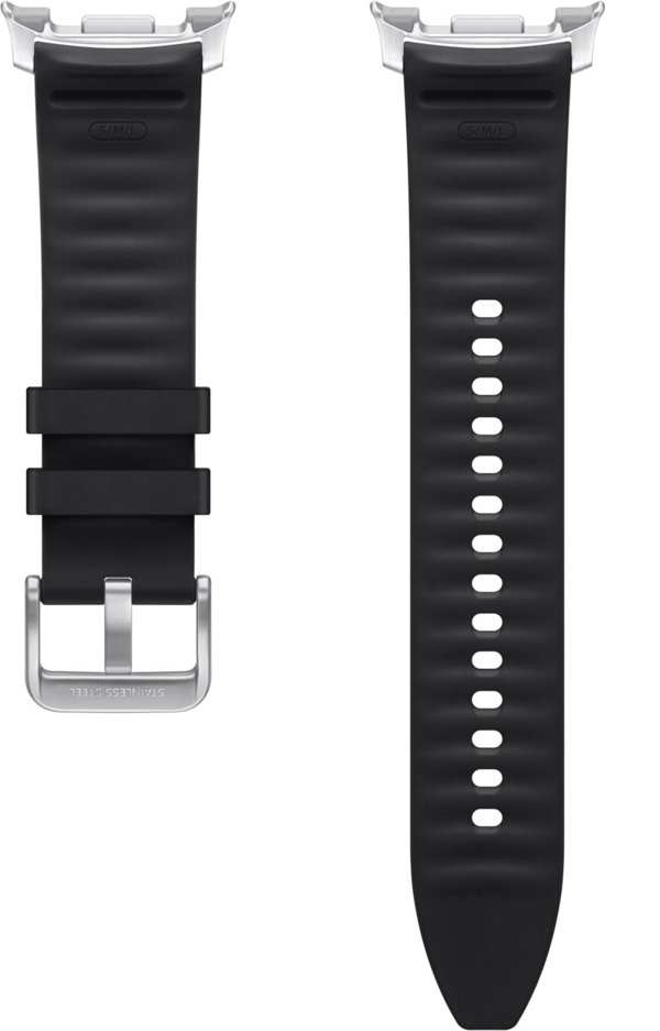 Samsung Υβριδικό Λουράκι SLL50LBEGEU για Galaxy Watch8, Μέγεθος S/M/L, Μαύρο