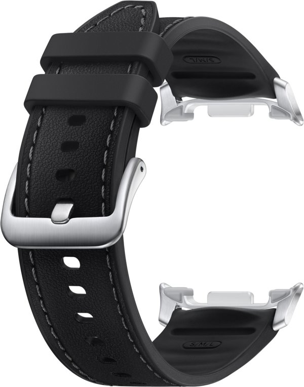 Samsung Υβριδικό Λουράκι SLL50LBEGEU για Galaxy Watch8, Μέγεθος S/M/L, Μαύρο