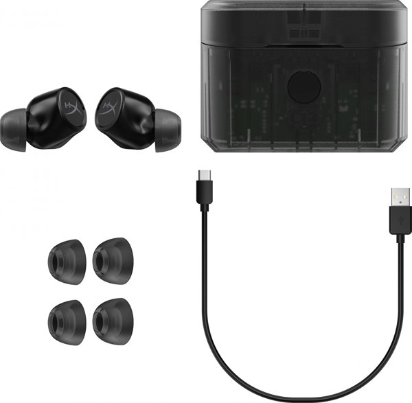 Ακουστικά HyperX Cirro Buds Pro μαύρα (727A5AA)