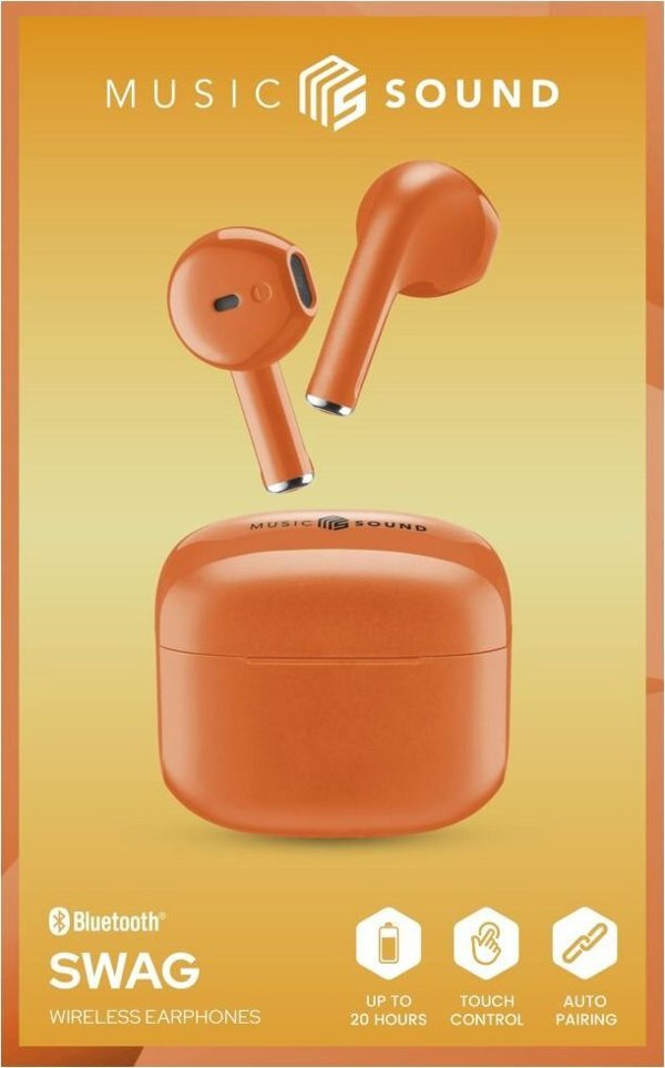 Ακουστικά Cellular Line Cellularline SWAG BT Kopfhörer MS Orange