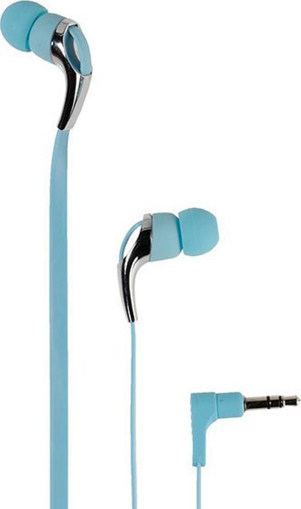 Ακουστικά Vivanco Vivanco earphones Neon Buds, μπλε (37305)