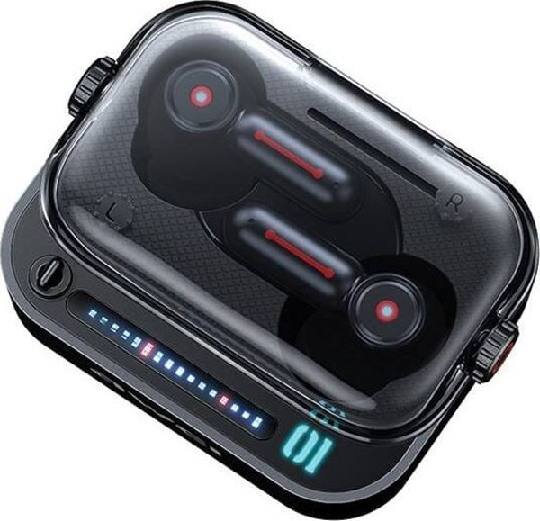 Ακουστικά Awei AWEI ακουστικά Bluetooth 5.3 T58 ANC + σταθμός σύνδεσης μαύρο/black