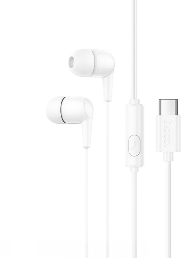 Ενσύρματα ακουστικά USB C Hoco M97 λευκά