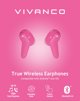 Ακουστικά Vivanco Vivanco ασύρματα ακουστικά Fresh Pair BT, ροζ (60631)