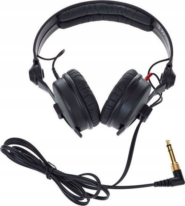 Ακουστικά Sennheiser SENNHEISER HD 25, ΔΥΝΑΜΙΚΑ Ακουστικά, 70 ?, ΚΛΕΙΣΤΑ, ΥΠΕΡ-ΑΥΤΙΑΚΑ, ΡΥΘΜΙΖΟΜΕΝΗ ΚΟΡΔΕΛΑ ΚΕΦΑΛΗΣ, ΧΑΛΥΒΔΙΝΟΣ ΠΥΡΗΝΑΣ ΚΑΛΩΔΙΟΥ, ΜΟΝΟΠΛΕΥΡΟ, 1.5M ΜΗΚΟΣ, 3.5MM ΓΩΝΙΑΚΟΣ ΒΥΣΜΑ, ΑΝΤΑΠΤΟΡΑΣ