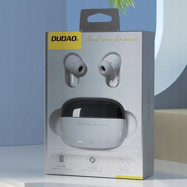 Ασύρματα ακουστικά TWS Dudao U8 Pro TWS - λευκά