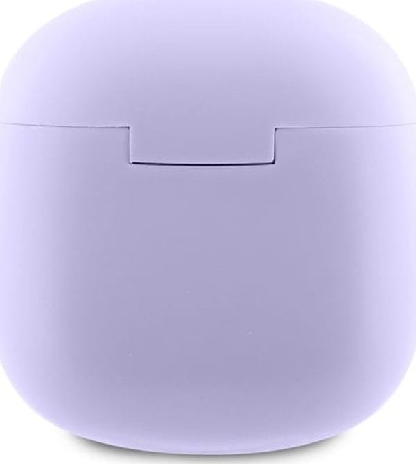 Ακουστικά Guess Bluetooth TWS GUTWSJ14ESGU, Ασύρματα Ακουστικά με Θήκη Φόρτισης, Printed Classic Logo, Μωβ