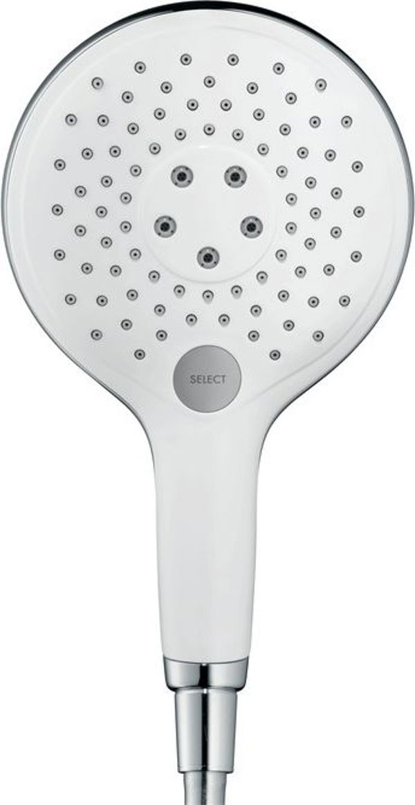 Τηλέφωνο ντους Hansgrohe Raindance Select S 3-λειτουργιών λευκό (28587400)