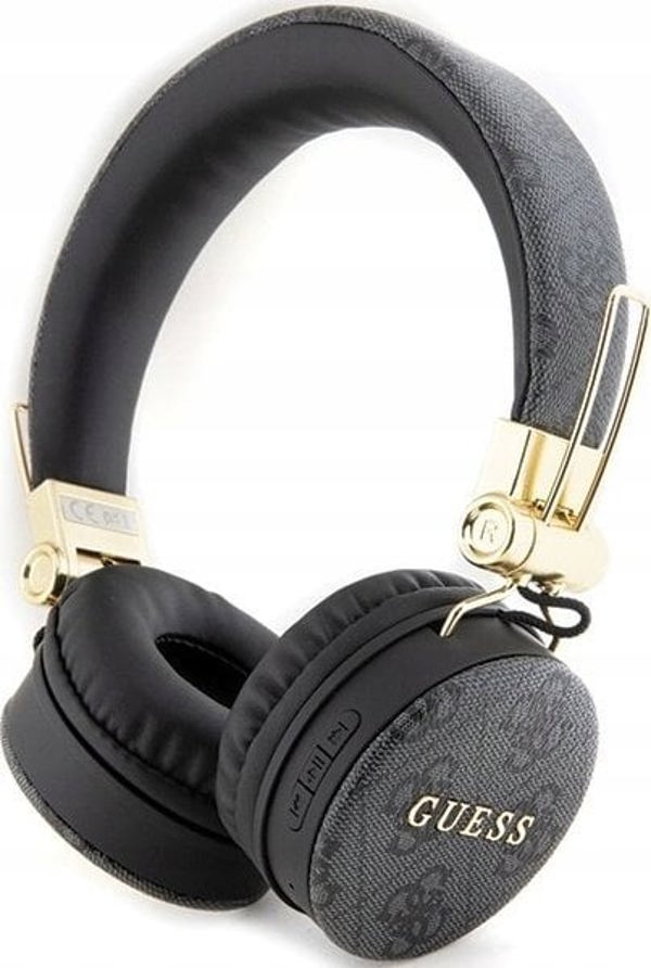 Ακουστικά Guess 4G Metal Logo μαύρα (GUBH704GEMK)