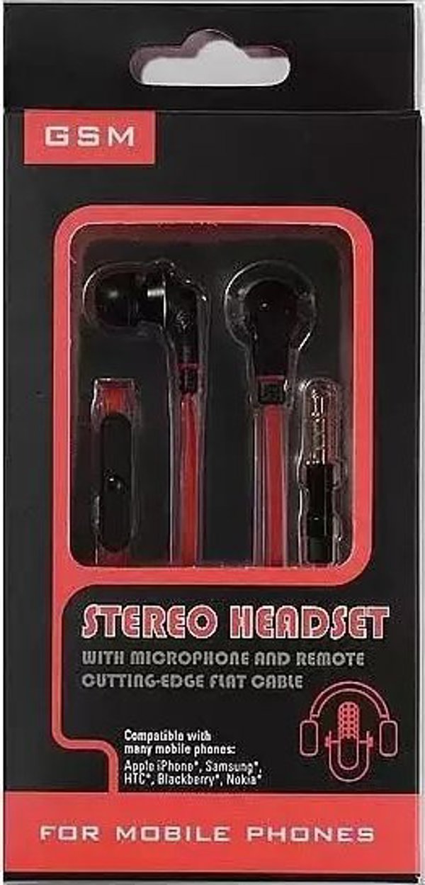 Ακουστικά Vivanco Vivanco headset HS 200 RE, κόκκινο (31435)