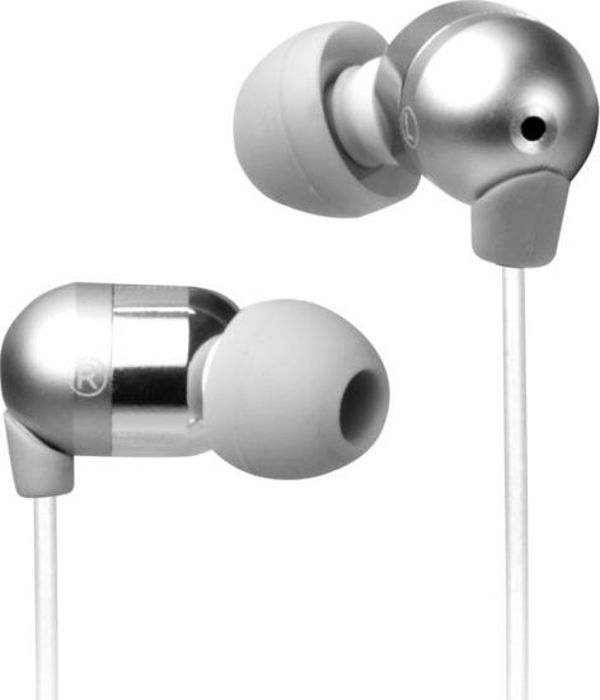 Arctic E361-W Ενσύρματα Ακουστικά Ψείρες 3.5mm, 18Hz-26kHz, 1.3m, Ασημί