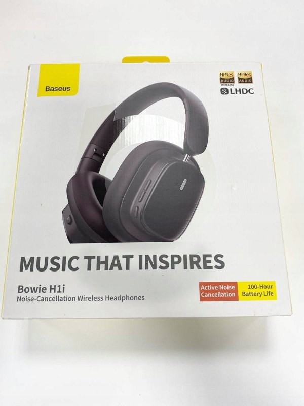 Ακουστικά Wireless Headphones με Ακύρωση Θορύβου Baseus Bowie H1i (Black)