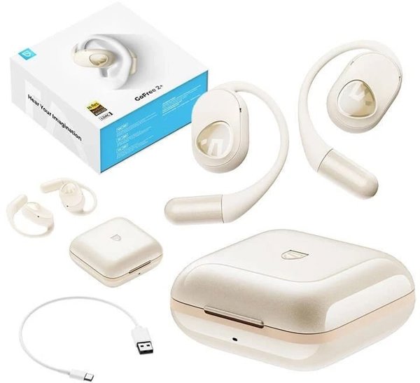 Ακουστικά TWS Soundpeats GoFree2+ (λευκό)