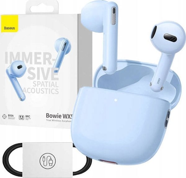 Ακουστικά Baseus Baseus Bowie WX5 True Wireless, μπλε 13810265 6932172629335