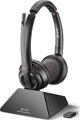 Poly Savi 8220 UC Ασύρματα Ακουστικά με Ακύρωση Θορύβου & Τριπλή Συνδεσιμότητα (209215-02)
