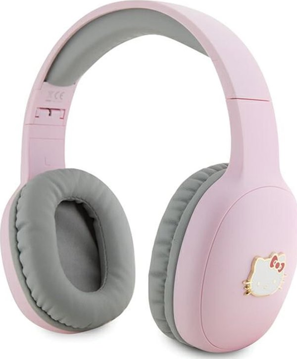 Ακουστικά HelloKitty Hello Kitty ακουστικά Bluetooth HKBHA1BKHLMP ροζ/ροζ Μεταλλικό Λογότυπο