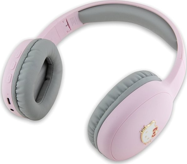 Ακουστικά HelloKitty Hello Kitty ακουστικά Bluetooth HKBHA1BKHLMP ροζ/ροζ Μεταλλικό Λογότυπο