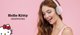 Ακουστικά HelloKitty Hello Kitty ακουστικά Bluetooth HKBHA1BKHLMP ροζ/ροζ Μεταλλικό Λογότυπο