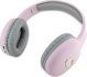 Ακουστικά HelloKitty Hello Kitty ακουστικά Bluetooth HKBHA1BKHLMP ροζ/ροζ Μεταλλικό Λογότυπο
