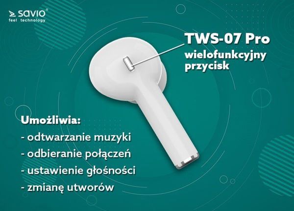 Ακουστικά Savio TWS-07 Pro