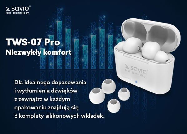 Ακουστικά Savio TWS-07 Pro