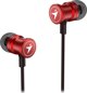 Genius HS-M316 Ενδοωτιαία Ακουστικά με Μικρόφωνο, 3.5mm Jack, Κόκκινα